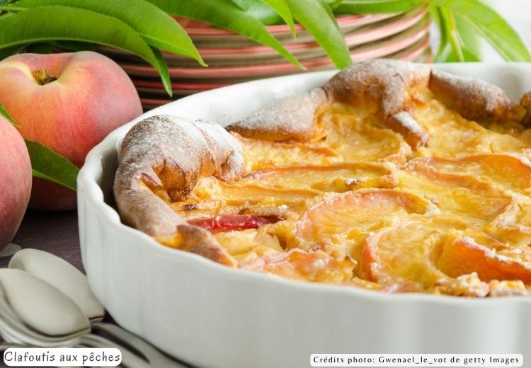 Clafoutis aux peches