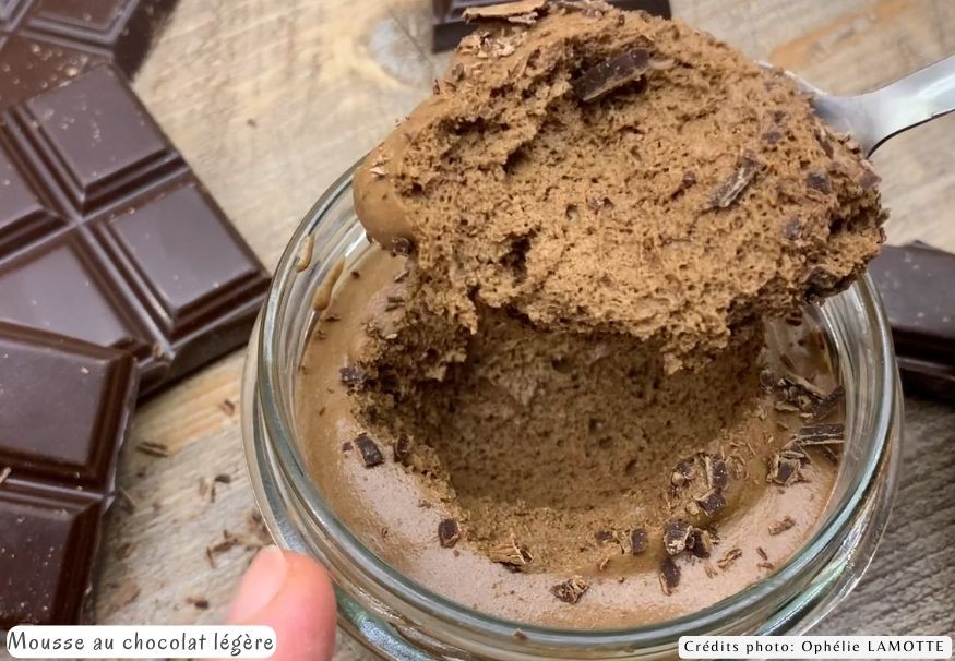Mousse au chocolat legere