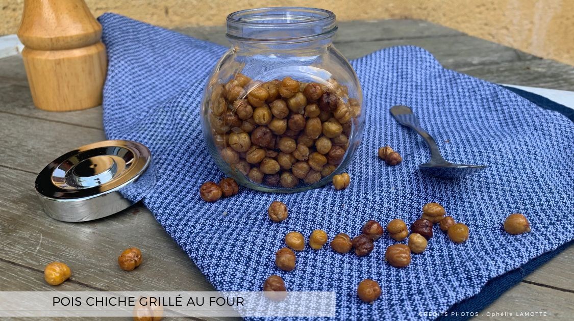 Pois chiche grille au four 