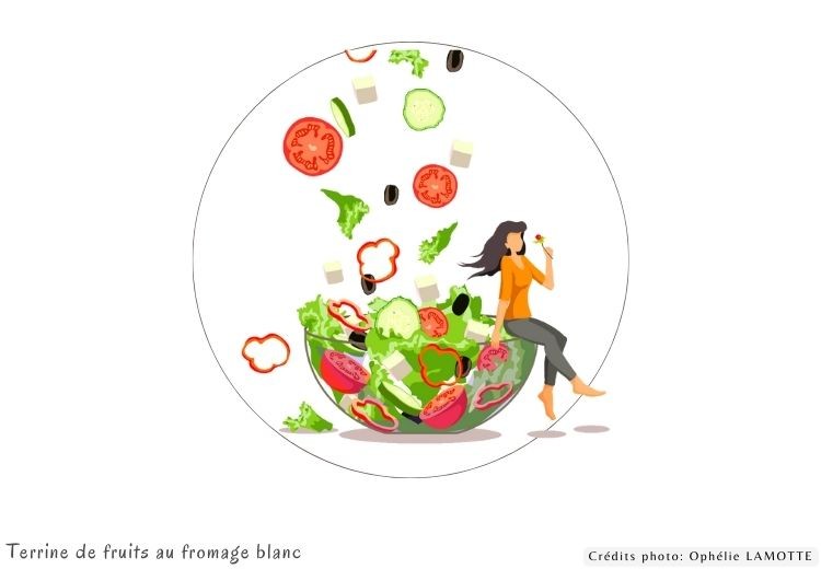 Terrine de fraises au fromage blanc