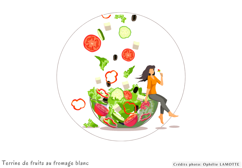 Terrine de fraises au fromage blanc