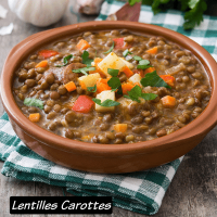 Plat Lentilles carottes - Ophélie Lamotte Diététicienne Nutritionniste
