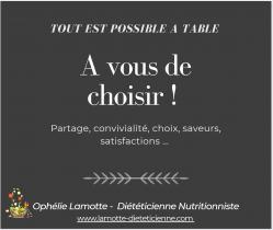 A vous de choisir vos apéritifs - Ophélie LAMOTTE Diététicienne Nutritionniste