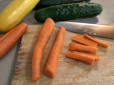 Préparation des légumes pour les conserver en saumure - pickles de légumes - Ophélie LAMOTTE