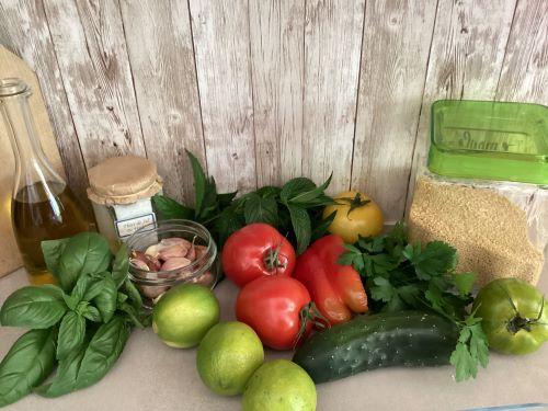 Légumes pour taboulé