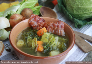 Soupe - Poté de choux et tranches de lard - Ophélie LAMOTTE Diététicienne Nutritionniste
