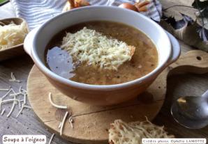 Soupe à l'oignon - Ophélie LAMOTTE Diététicienne Nutritionniste